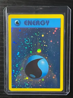 Pokemon League Promo ENERGIZE YOUR GAME Water Energy Double 2x SWIRL Vintage - Image 4