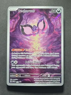 Pecharunt 129 Illustration Rare Scarlet & Violet Promo Pokemon TCG - Image 1