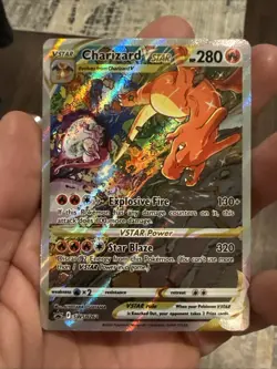 🔥 Pokemon Charizard VSTAR SWSH262 Full Art Holo Promo NM 💥 - Image 1