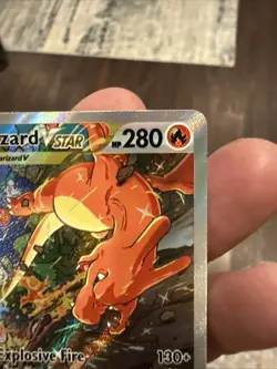 🔥 Pokemon Charizard VSTAR SWSH262 Full Art Holo Promo NM 💥 - Image 2