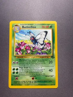 Pokemon TCG Butterfree Jungle 33/64 Unlimited 1999-2000 Wizards Base Set - Image 1