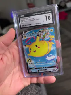 Pokemon TCG Celebrations Pikachu VMAX 007 CGC 10 Gem Mint Flying Pikachu - Image 2