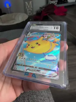Pokemon TCG Celebrations Pikachu VMAX 007 CGC 10 Gem Mint Flying Pikachu - Image 4