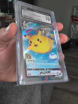 Pokemon TCG Celebrations Pikachu VMAX 007 CGC 10 Gem Mint Flying Pikachu - Image 5