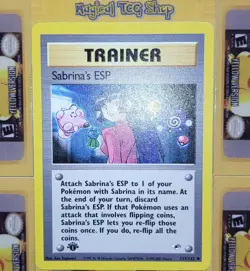 Pokemon Sabrina's ESP Gym Heroes 1st Edition 117/132 WOTC 2000 - Image 3