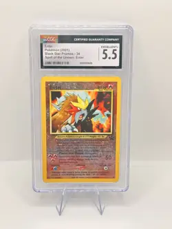 Pokemon TCG Entei 34/53 Wotc Promo Reverse Holo CGC 5.5 - Image 1