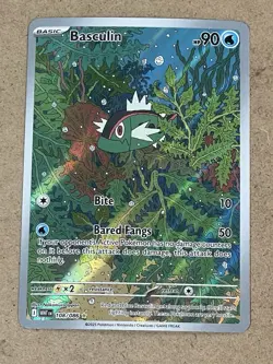 2025 POKEMON BASCULIN 108/086 - WHITE FLARE-SCARLET & VIOLET (ILLUSTRATION RARE) - Image 1