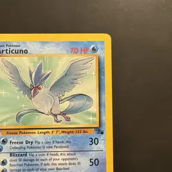 Vintage Pokemon First Edition Articuno 17/62 Fossil Wizards Of The Coast 1999 - Image 3