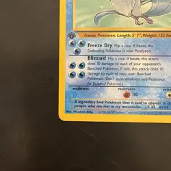Vintage Pokemon First Edition Articuno 17/62 Fossil Wizards Of The Coast 1999 - Image 5