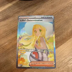 Lillies Determination Sir 184/132 English Pokemon Mega Evolutions Near Mint - Image 1