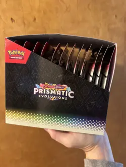 Pokemon Prismatic Evolutions Tech Sticker Collection (Lot of 12) W/Box - Image 3