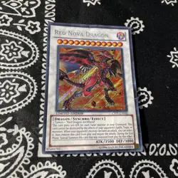 Yugioh Red Nova Dragon CT07-EN005 Secret Rare Limited Edition Hp - Image 1