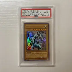 Yu-GI-Oh! - PSA 10 LOB-001 Blue Eyes White Dragon - 2002 MINT - Image 1