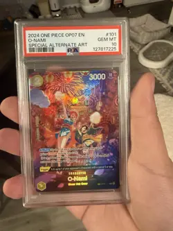 One Piece O-Nami Special Alt Art OP06-101 PSA 10 Gem Mint English Edition - Image 1