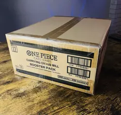 One Piece: Carrying On His Will OP-13 English Booster Box Sealed Case - Image 1