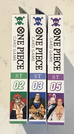 One Piece TCG starter Decks ST-02 ST-03 ST-05 Worst Generation Warlords Film 811039038953 - Image 1