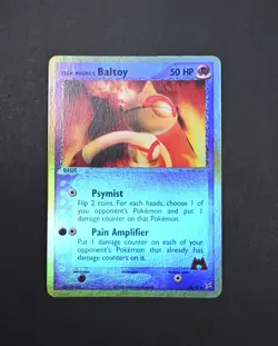 NM Team Magma's Baltoy Reverse Holo 32/95 Team Magma vs Team Aqua Pokemon Card - Image 1