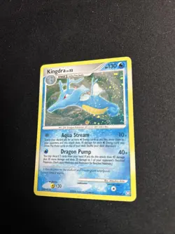 Kingdra Holo Rare Pokemon Card 7/146 Legends Awakened LP+NM- - Image 2