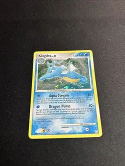 Kingdra Holo Rare Pokemon Card 7/146 Legends Awakened LP+NM- - Image 3