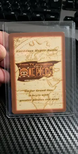 BANDAI One Piece Hyper Battle C457 LUFFY DEVIL FRUIT HOLO FOIL SCARCE EARLY CARD - Image 2