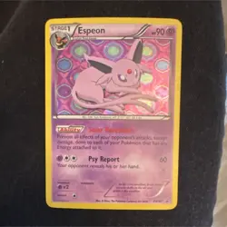 Pokemon Espeon BW92 Promo Holo Psychic Stage 1 90 HP Promo Card English TCG - Image 1
