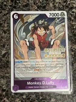 Monkey.D.Luffy (Judge Pack Vol. 2) OP03-070 One Piece Promotion Cards Foil - Image 1