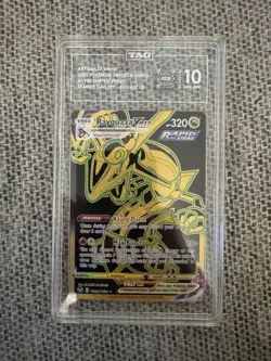 TAG 10 Rayquaza Vmax #TG29 Pokemon Silver Tempest Graded Card - Image 1