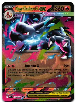 Mega Charizard X ex 013/094 - Phantasmal Flames Pokemon TCG - NM Card - Image 1