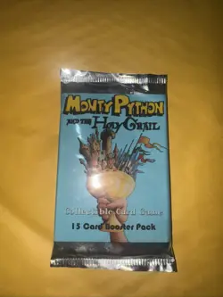 Kenzer Monty Python and the Holy Grail CCG Booster Pack Contains 15 Cards Vtg - Image 1