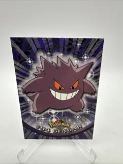 Gengar #94 Blue Logo Topps Non Holo TV Animation Pokemon Card LP - Image 1