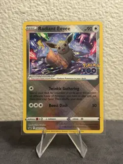 Pokemon Radiant Eevee SWSH230 Sword & Shield Promo Cards Holo TCG Card NM - Image 1
