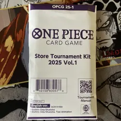 One Piece Card Game Store Tournament Kit 2025 Vol 1 Free Shipping Event Kit Lot - Image 1