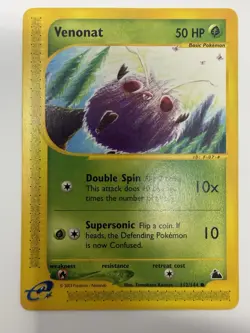 Pokemon Card - Venonat Skyridge 112/144 Common - MP - Image 1