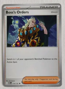 Boss's Orders 114/132 Mega Evolution Regular Finish Uncommon Pokemon Card - Image 1