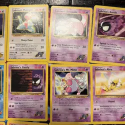 Pokemon TCG HUGE Gym Heroes Lot Of 35 Cards! All LP-NM Condition Vintage Rare - Image 5