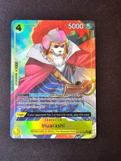 OP06-100 Inuarashi FULL ALT ART Textured Foil - One Piece Card - PRB-01 English - Image 1