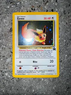 Pokemon TCG Cards Eevee 11 WOTC Black Star Promo Holo - Image 3