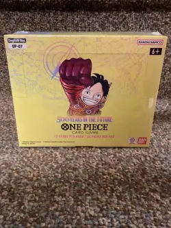 Booster Box OP-07 English One Piece Card Game 500 Years in the Future Sealed - Image 1