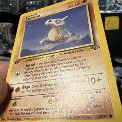 1999 Pokemon TCG Cubone Jungle Card 50/64 Regular Common 1st Edition - Image 2