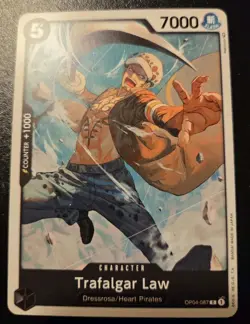 Trafalgar Law OP04-087 Common Kingdoms Of Intrigue One Piece Card Game - Image 1