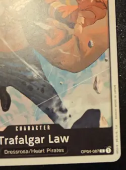 Trafalgar Law OP04-087 Common Kingdoms Of Intrigue One Piece Card Game - Image 5