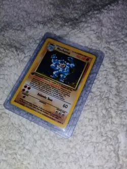 Machamp Holo Rare 1st Edition Shadowed Edition Pokemon Card - Image 2