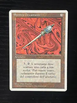 Magic MTG Italian Revised Disrupting Scepter Artist Proof Near Mint - 50 Exist! - Image 1