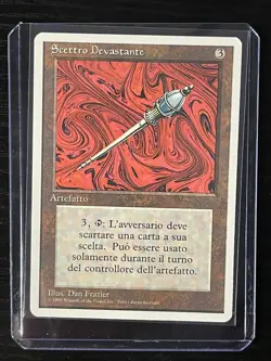 Magic MTG Italian Revised Disrupting Scepter Artist Proof Near Mint - 50 Exist! - Image 3