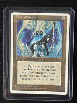 Magic MTG Italian Revised Throne of Bone Artist Proof Near Mint - Only 50 Exist! - Image 3