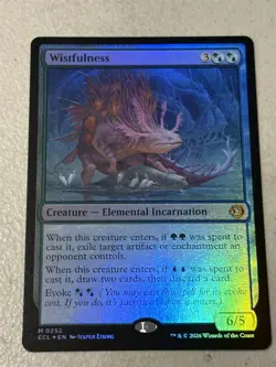 mtg foil Wistfulness, Lorwyn Eclipsed, unplayed - Image 1