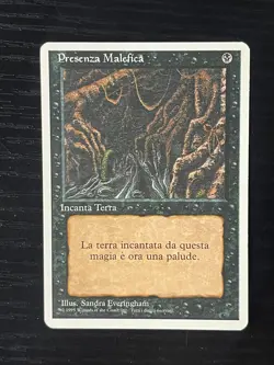 Magic MTG Italian Revised Evil Presence Artist Proof Near Mint - Only 50 Exist! - Image 1