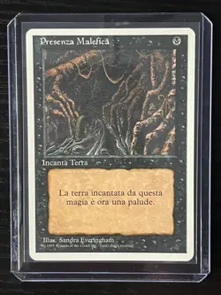 Magic MTG Italian Revised Evil Presence Artist Proof Near Mint - Only 50 Exist! - Image 3