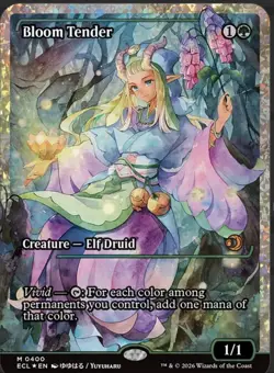 Bloom Tender (0400) (Showcase) (Fracture Foil) Lorwyn Eclipsed Foil - Image 2