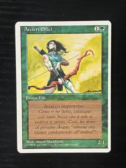 Magic MTG Italian Revised Elvish Archers Artist Proof Near Mint - Only 50 Exist! - Image 1